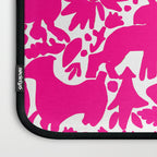 Hot Pink Otomi Bright Pattern Laptop Sleeve Gallery Image 3