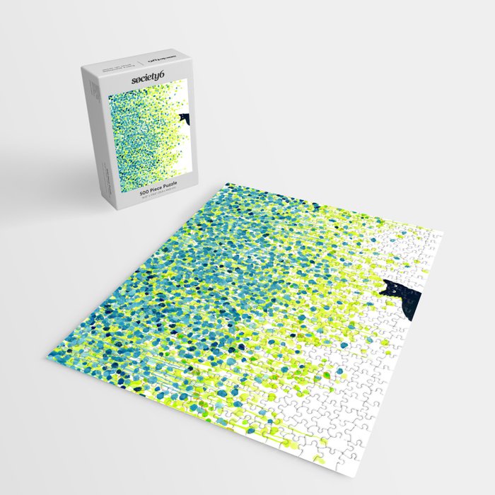 Cat in the garden under willow tree Jigsaw Puzzle Gallery Image 2