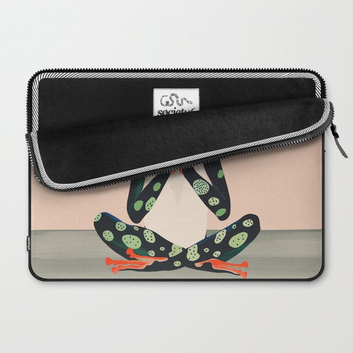 Yoga Frog Laptop Sleeve Gallery Image 2