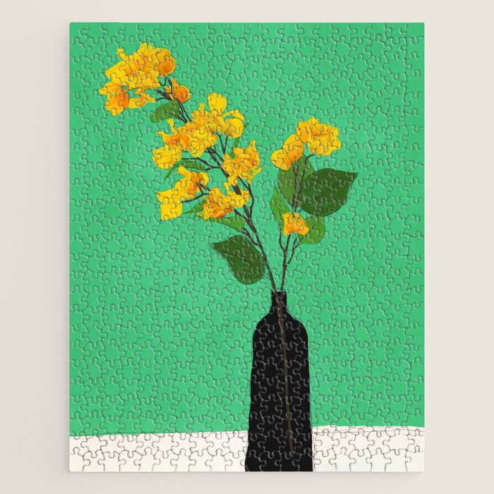 Branches Blooming Green Jigsaw Puzzle Gallery Image 1