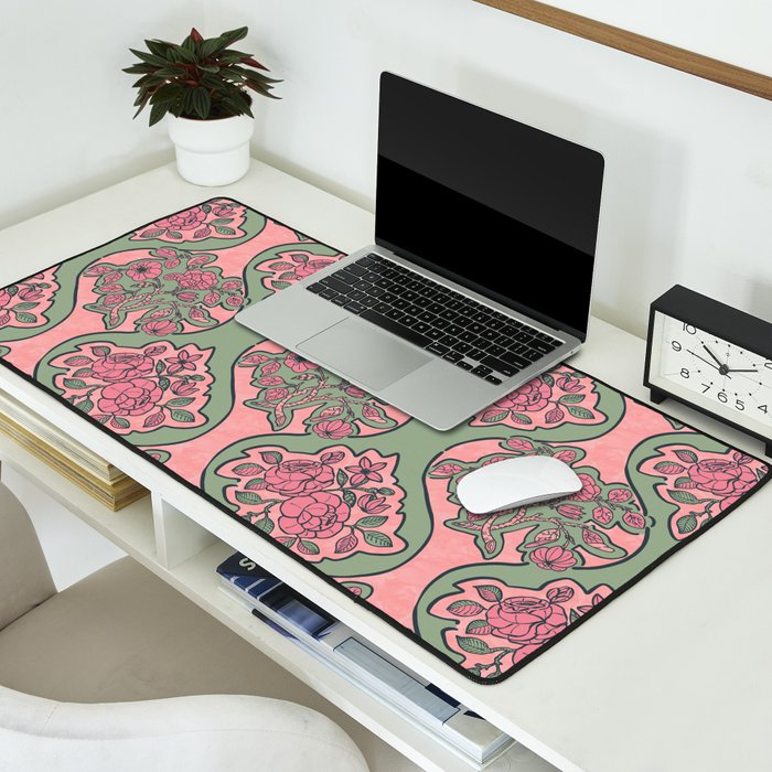 Blossom Elegance Charm Desk Mat Gallery Image 2