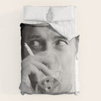 Roger Moore with Martini Retro Vintage Art Duvet Cover Gallery Image 6