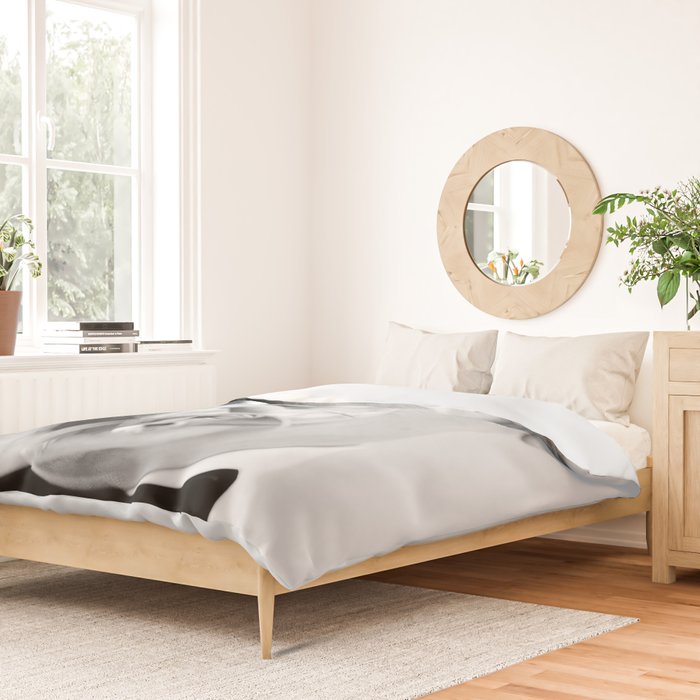 Roger Moore with Martini Retro Vintage Art Duvet Cover Gallery Image 2