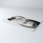 Roger Moore with Martini Retro Vintage Art Rug Gallery Image 3