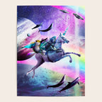 Bearded Dragon Frog Squirrel On Rainbow Unicorn Poster Gallery Image 4