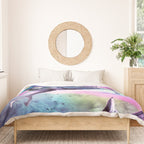 Bearded Dragon Frog Squirrel On Rainbow Unicorn Duvet Cover Gallery Image 3
