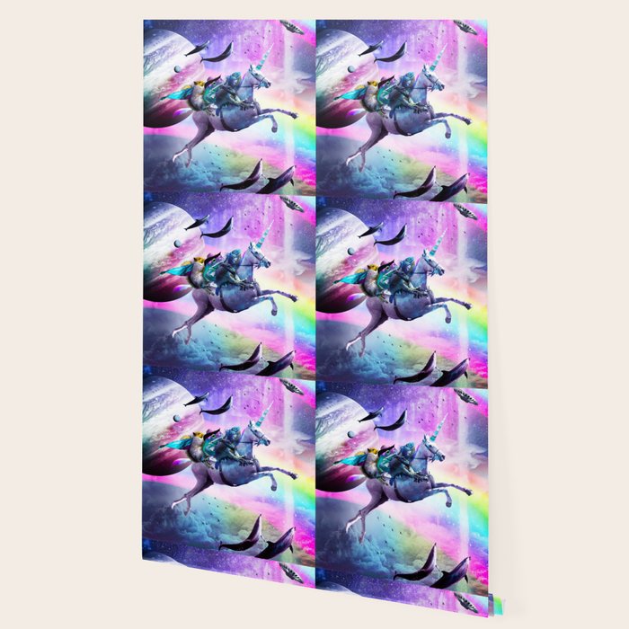Bearded Dragon Frog Squirrel On Rainbow Unicorn Wallpaper Gallery Image 2