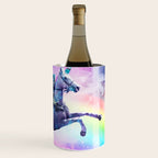 Bearded Dragon Frog Squirrel On Rainbow Unicorn Wine Chiller Gallery Image 3