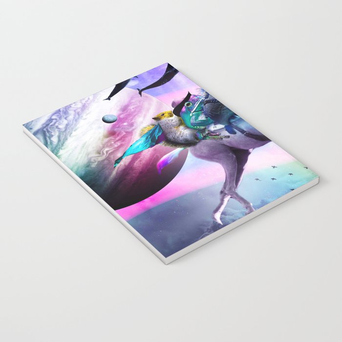 Bearded Dragon Frog Squirrel On Rainbow Unicorn Notebook Gallery Image 3