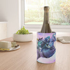 Bearded Dragon Frog Squirrel On Rainbow Unicorn Wine Chiller Gallery Image 4