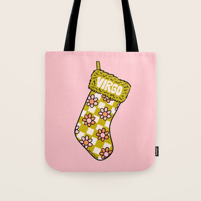 Virgo Stocking Tote Bag Gallery Image 1