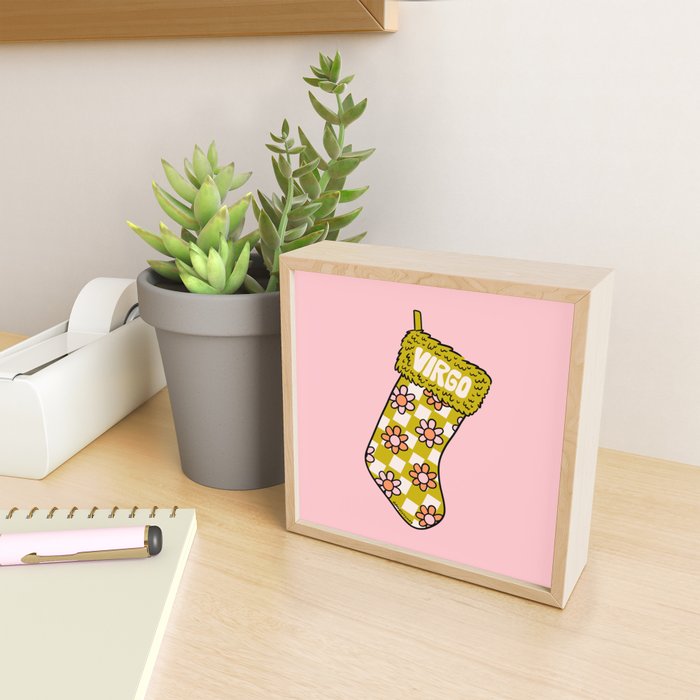 Virgo Stocking Mini Art Print Gallery Image 2