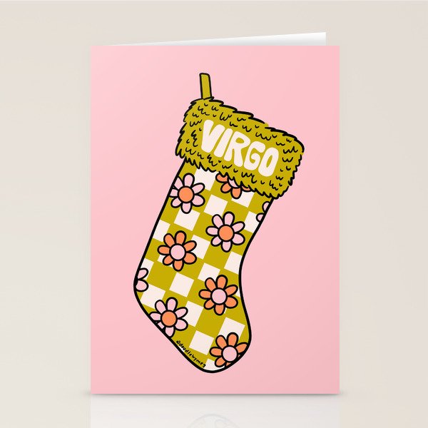 Virgo Stocking Stationery Card Gallery Image 1