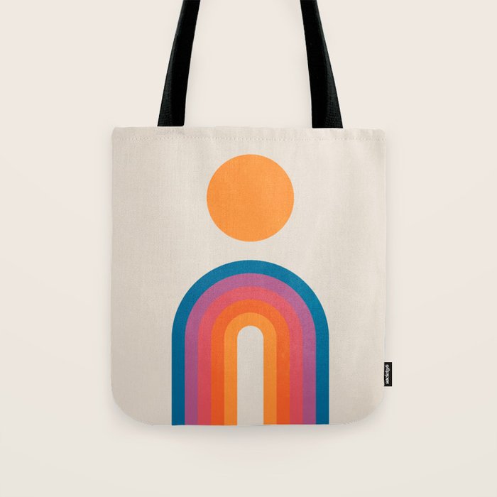 Vintage California Sun: Arches Tote Bag Gallery Image 1