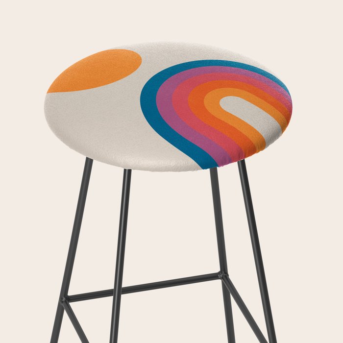 Vintage California Sun: Arches Stool Gallery Image 2