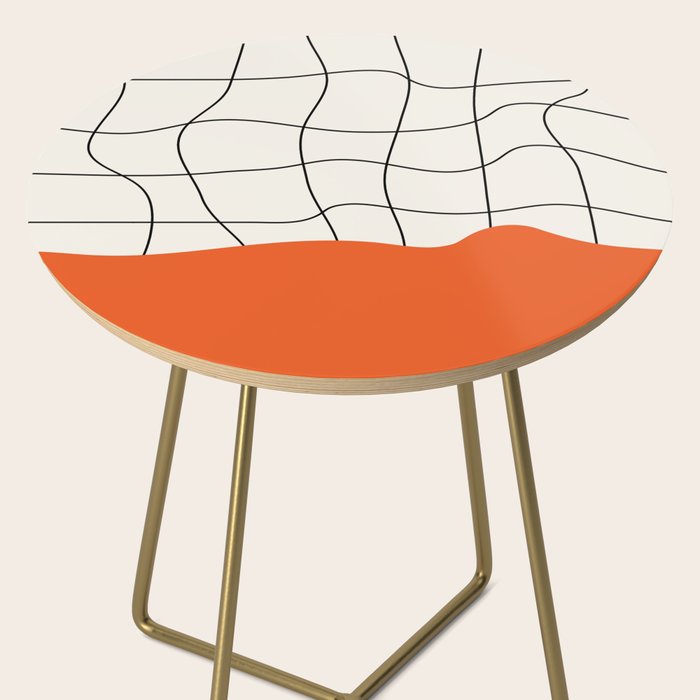 Flamingo Drip | Warp Grid: Off-White Day Edition Side Table Gallery Image 2