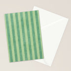 STRIPES - 004 - green Stationery Card Gallery Image 2