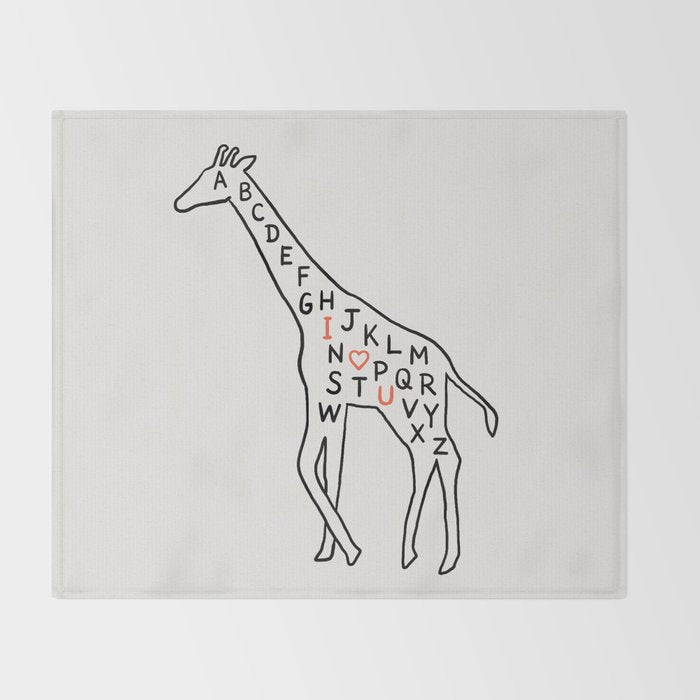 I love you as high as I can reach Throw Blanket Gallery Image 2