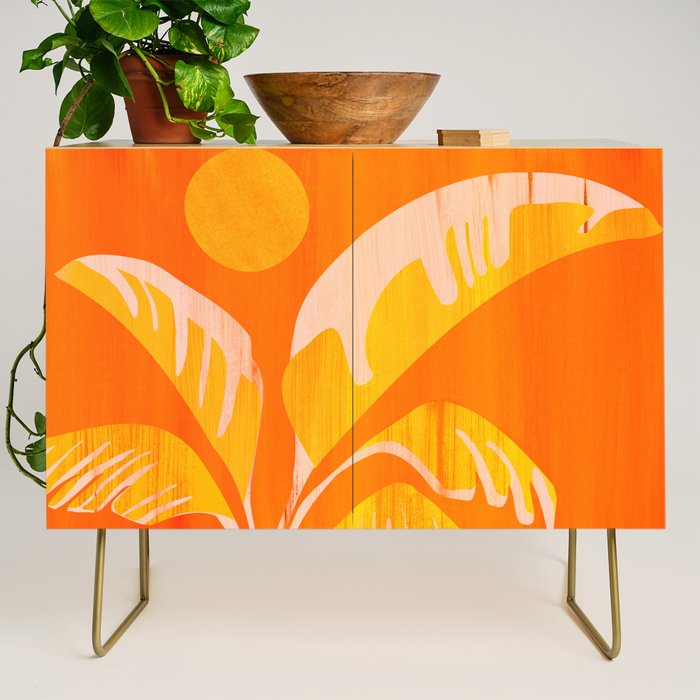 August Afternoons  Abstract Landscape Credenza Gallery Image 1