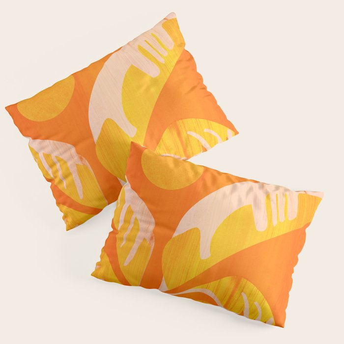 August Afternoons  Abstract Landscape Pillow Sham Gallery Image 1