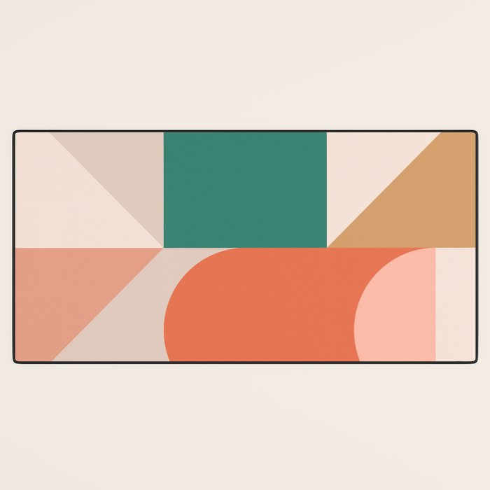 Modern Geometric 73B Desk Mat Gallery Image 3