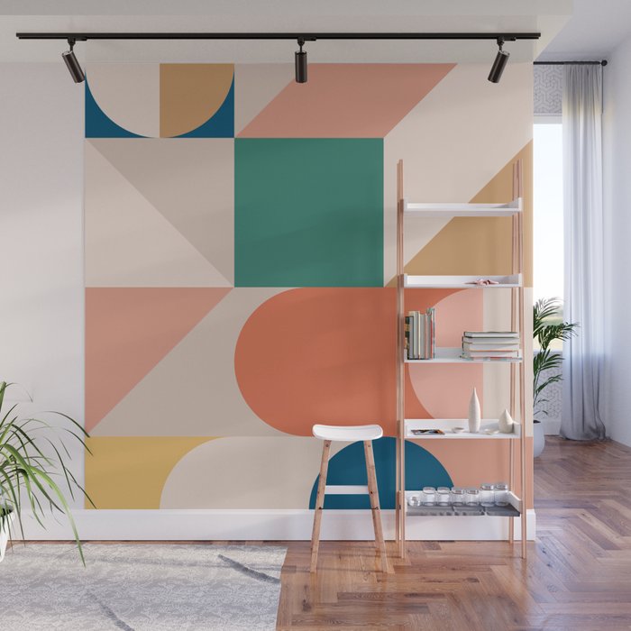 Modern Geometric 73B Wall Mural Gallery Image 1