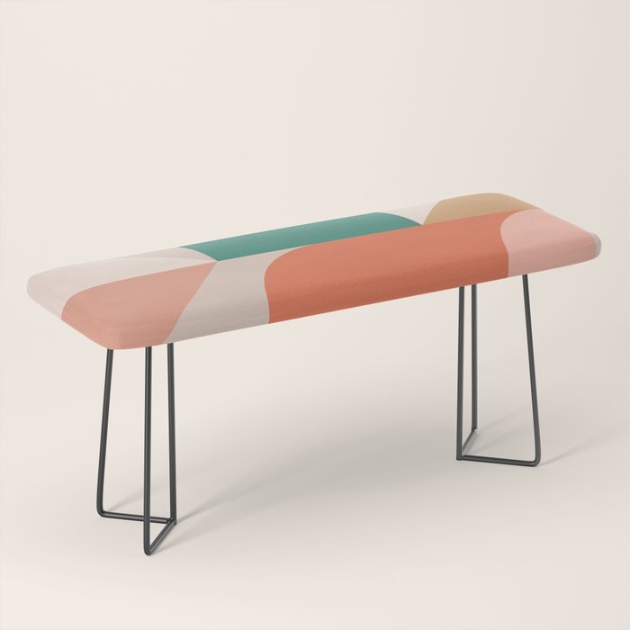 Modern Geometric 73B Bench Gallery Image 1