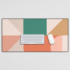 Modern Geometric 73B Desk Mat Gallery Image 1