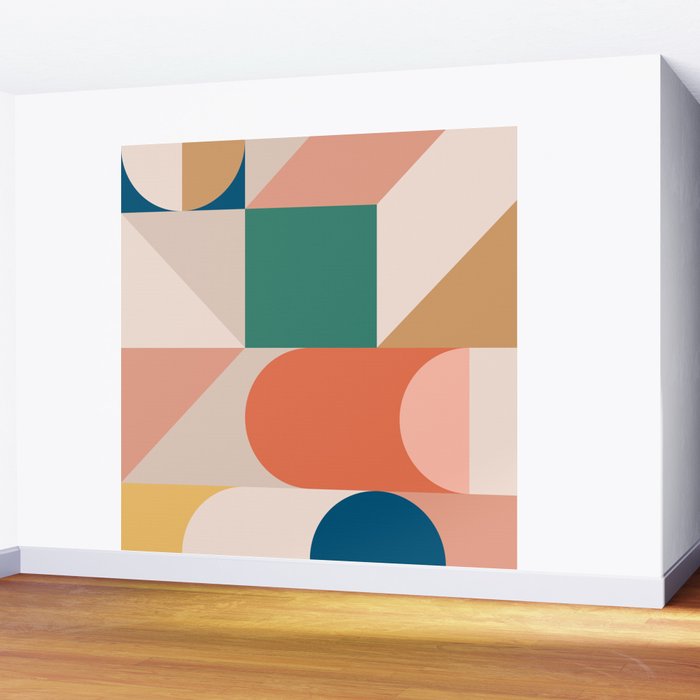 Modern Geometric 73B Wall Mural Gallery Image 2