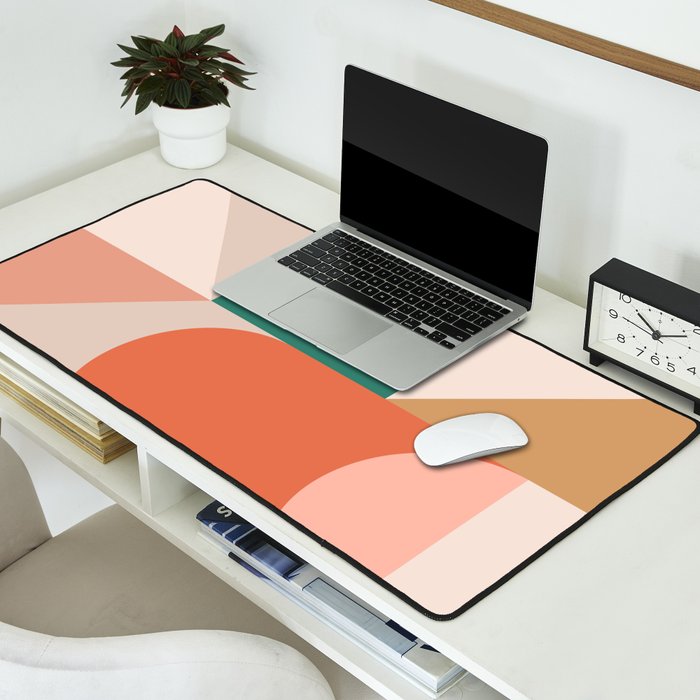 Modern Geometric 73B Desk Mat Gallery Image 2