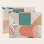 Modern Geometric 73B Placemat Gallery Image 1