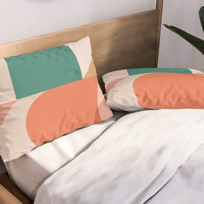 Modern Geometric 73B Pillow Sham Gallery Image 2