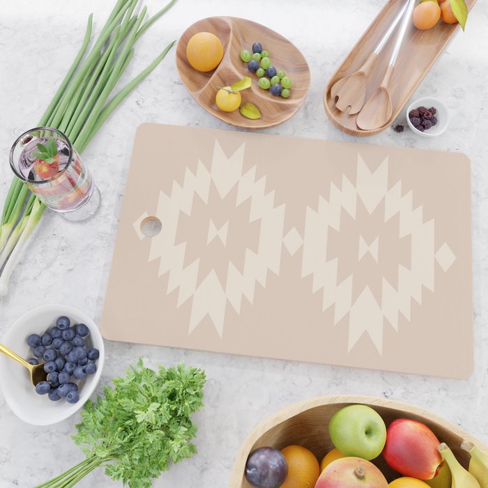 Southwestern Minimalism - Neutral Pink Cutting Board Gallery Image 2