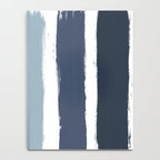 Blue & Taupe Stripes Notebook Gallery Image 4