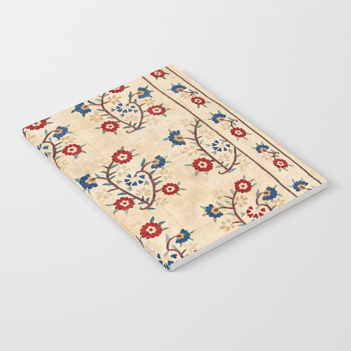 Bokce West Anatolian Ottoman Silk Embroidery Print Notebook Gallery Image 2