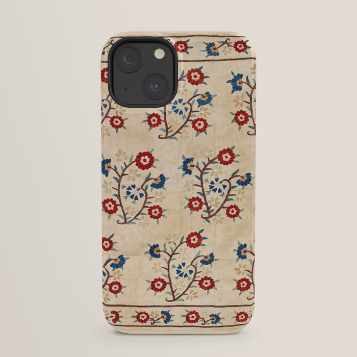 Bokce West Anatolian Ottoman Silk Embroidery Print iPhone Case Gallery Image 29