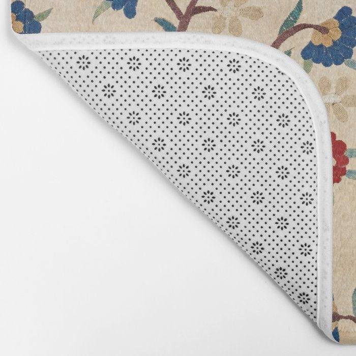 Bokce West Anatolian Ottoman Silk Embroidery Print Bath Mat Gallery Image 2