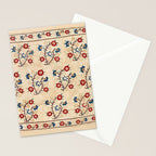 Bokce West Anatolian Ottoman Silk Embroidery Print Stationery Card Gallery Image 2
