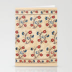 Bokce West Anatolian Ottoman Silk Embroidery Print Stationery Card Gallery Image 2
