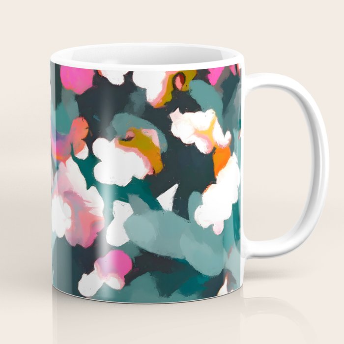 Floral Reverie Midnight Garden Coffee Mug Gallery Image 1