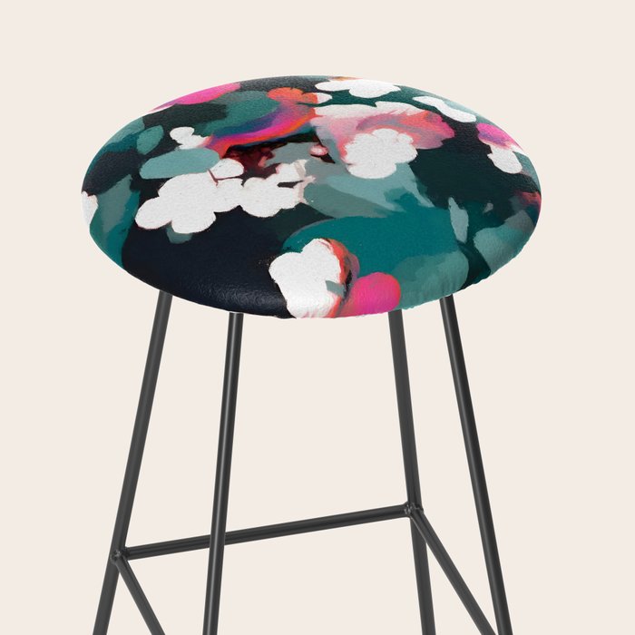 Floral Reverie Midnight Garden Stool Gallery Image 2
