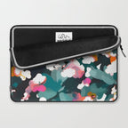Floral Reverie Midnight Garden Laptop Sleeve Gallery Image 2