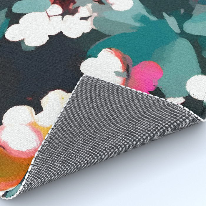 Floral Reverie Midnight Garden Rug Gallery Image 4