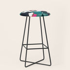 Floral Reverie Midnight Garden Stool Gallery Image 1