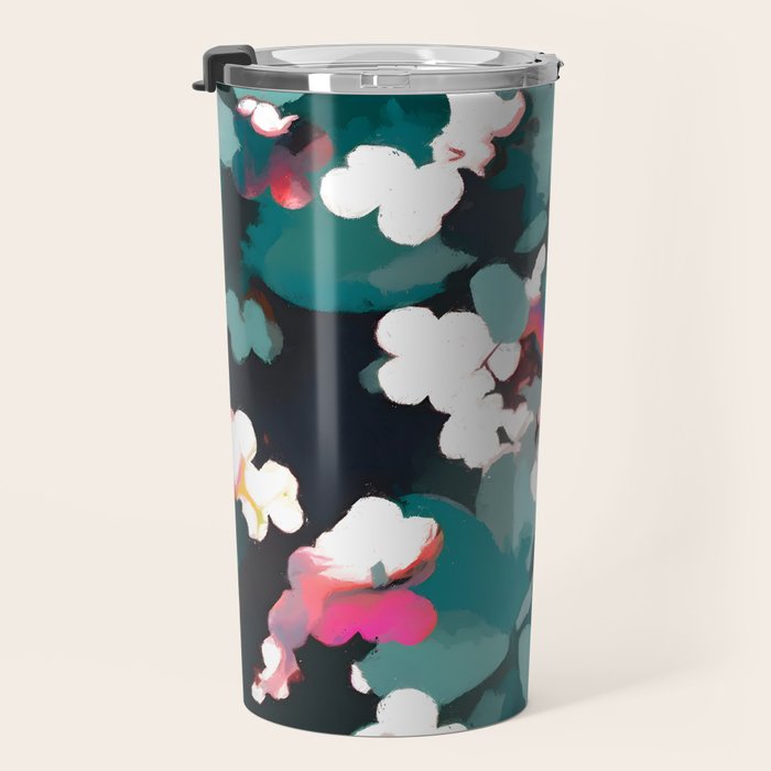 Floral Reverie Midnight Garden Travel Mug Gallery Image 3