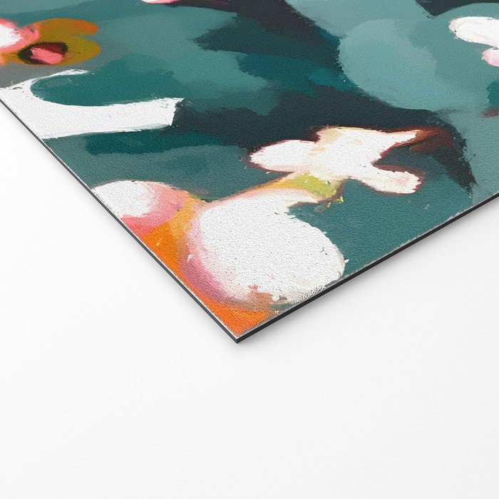 Floral Reverie Midnight Garden Welcome Mat Gallery Image 2