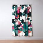 Floral Reverie Midnight Garden Window Curtain Gallery Image 3