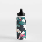 Floral Reverie Midnight Garden Water Bottle Gallery Image 3