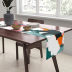 Floral Reverie Midnight Garden Table Runner Gallery Image 2