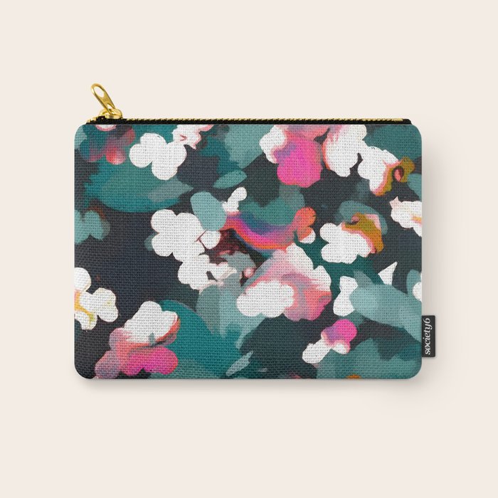 Floral Reverie Midnight Garden Carry All Pouch Gallery Image 1